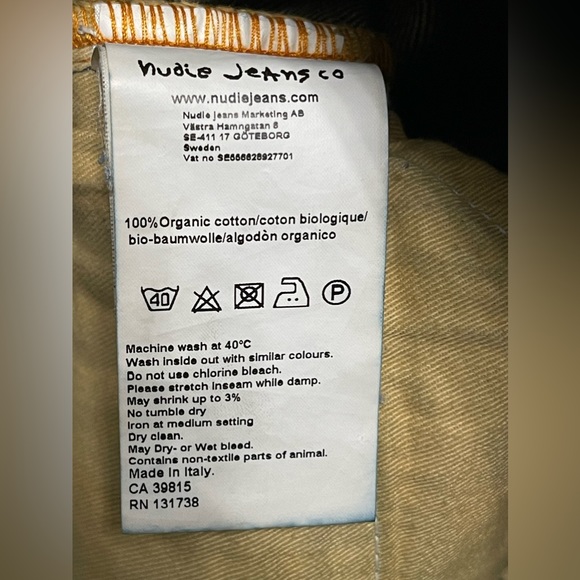 Nudie Jeans Co. Frayed Open-Cut High-Waist Women Jeans Size 30/34 - Picture 13 of 13